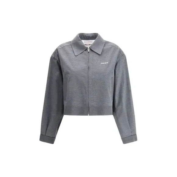 Miu Miu | Jackets & Coats | Miu Miu Mlange Zip Jacket | Poshmark Miu Miu | Jackets & Coats | Miu Miu Mlange Zip Jacket | Poshmark